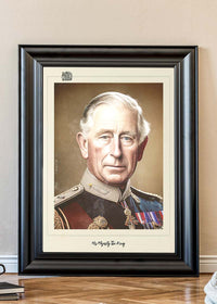 Vintage King Charles III Poster