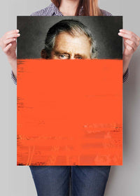 King Charles III Dipped Paint Print