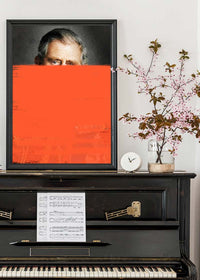 King Charles III Dipped Paint Print