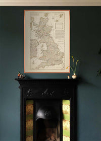 A new map of Great Britain by Herman Moll