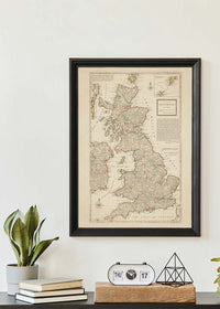 A new map of Great Britain by Herman Moll