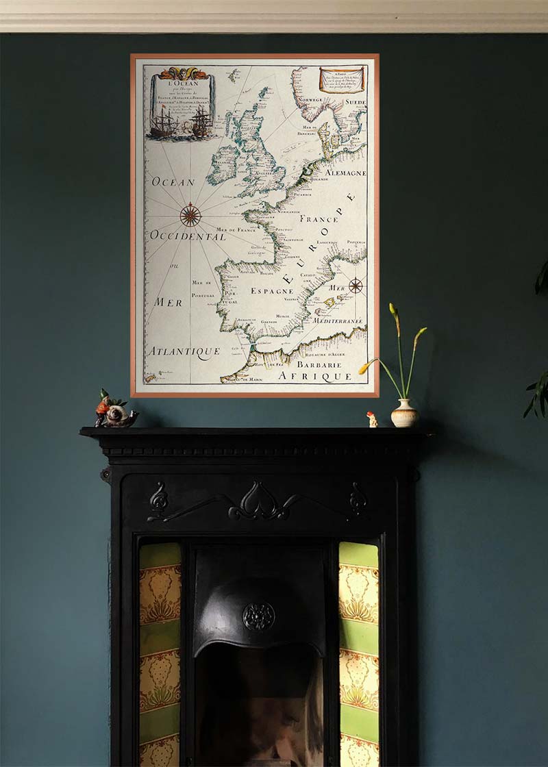Matthaus Merian Map of Europe