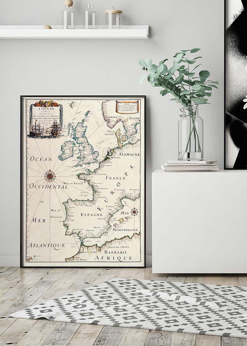 Matthaus Merian Map of Europe