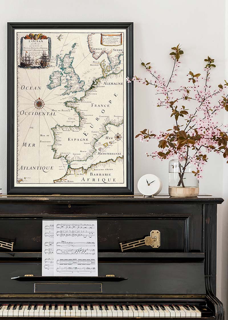 Matthaus Merian Map of Europe