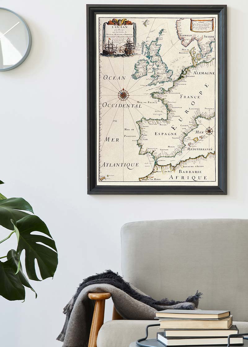 Matthaus Merian Map of Europe