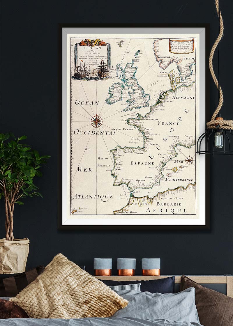 Matthaus Merian Map of Europe