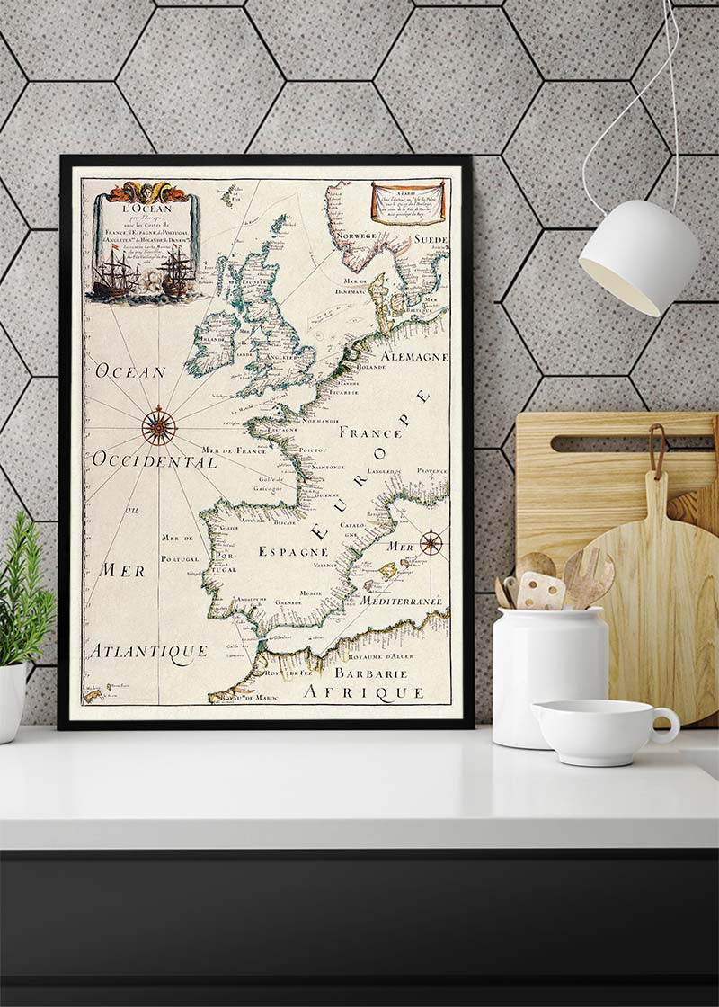 Matthaus Merian Map of Europe