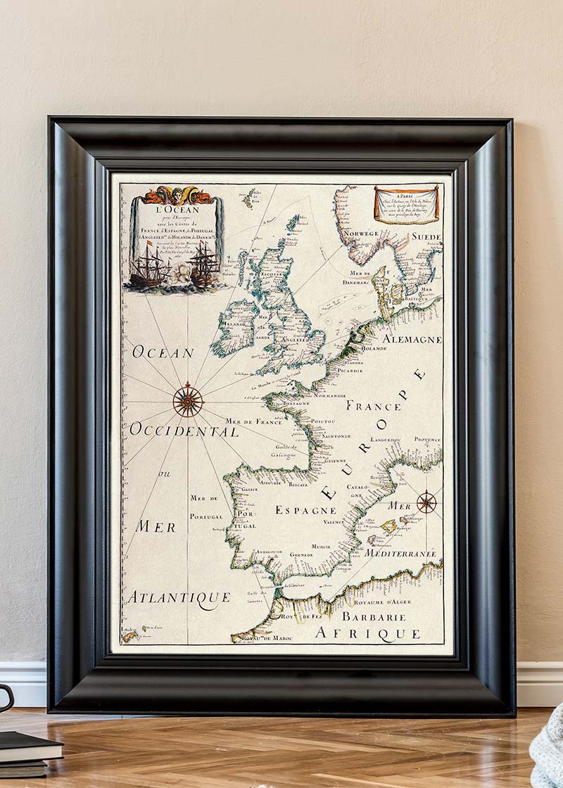 Matthaus Merian Map of Europe