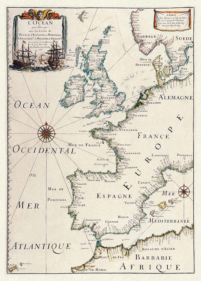 Matthaus Merian Map of Europe