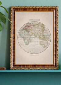 Eastern Hemisphere Map from 1808