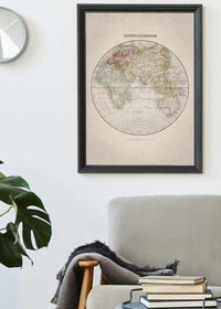 Eastern Hemisphere Map from 1808
