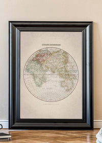 Eastern Hemisphere Map from 1808
