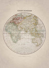 Eastern Hemisphere Map from 1808