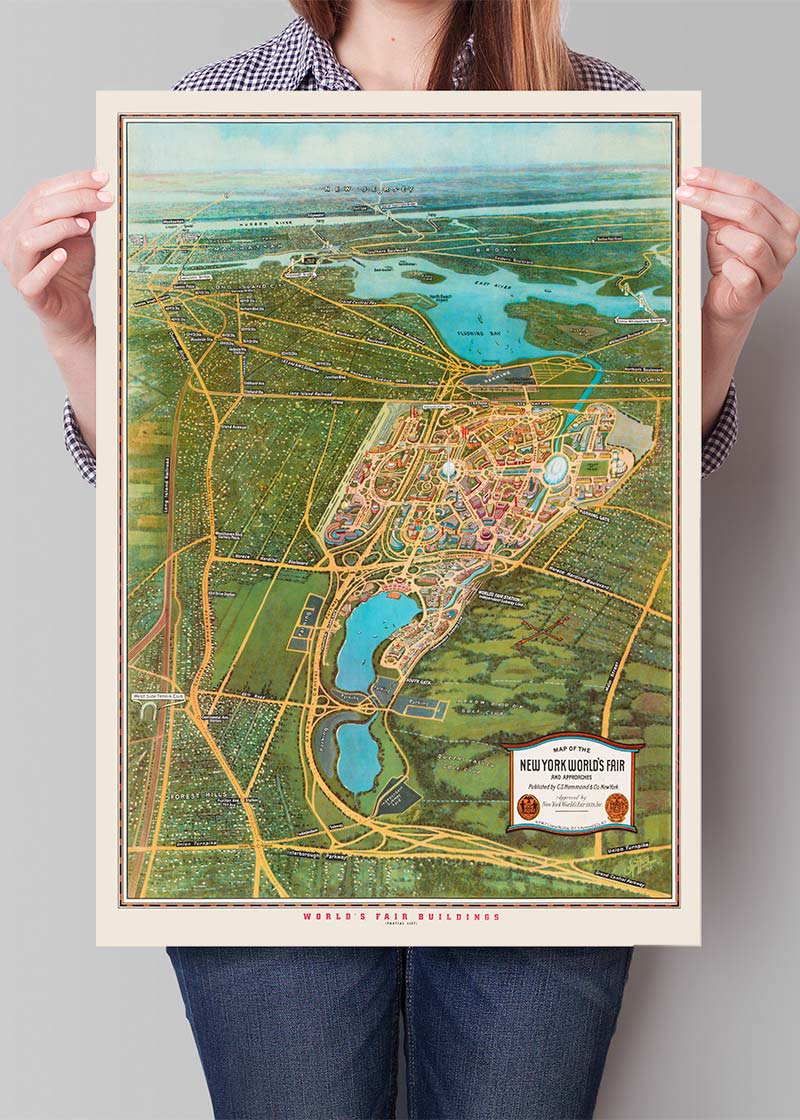 The New York World Fair Map 1939