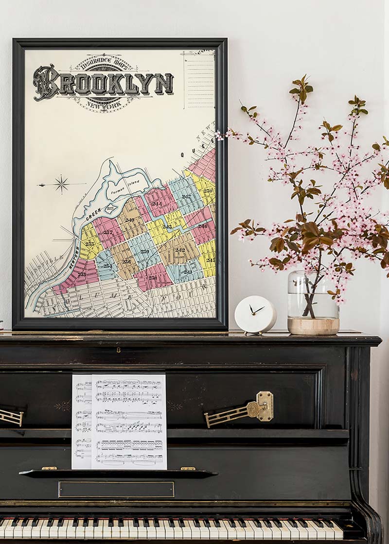 Brooklyn Fire Insurance Map New York 1888