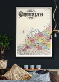 Brooklyn Fire Insurance Map New York 1888