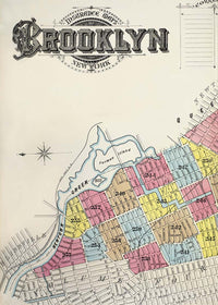 Brooklyn Fire Insurance Map New York 1888