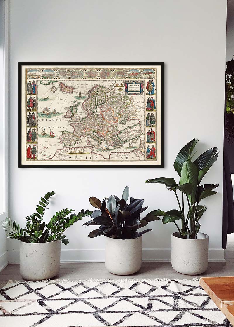 17th Centure European Map