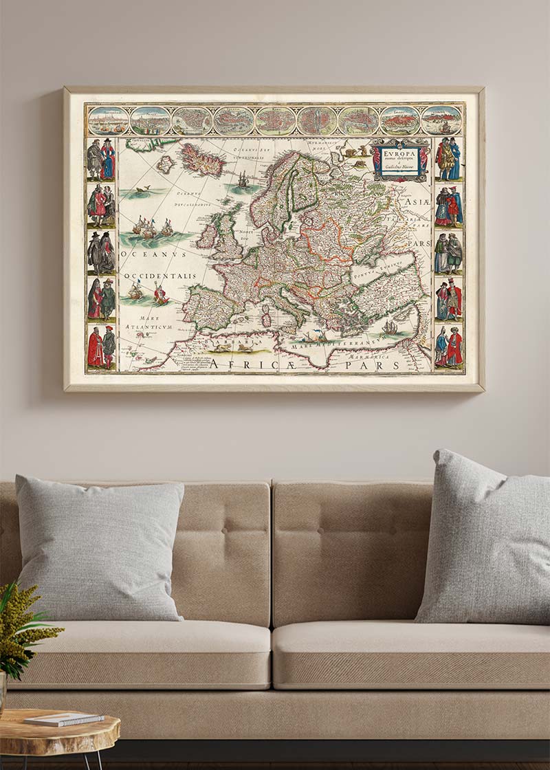 17th Centure European Map