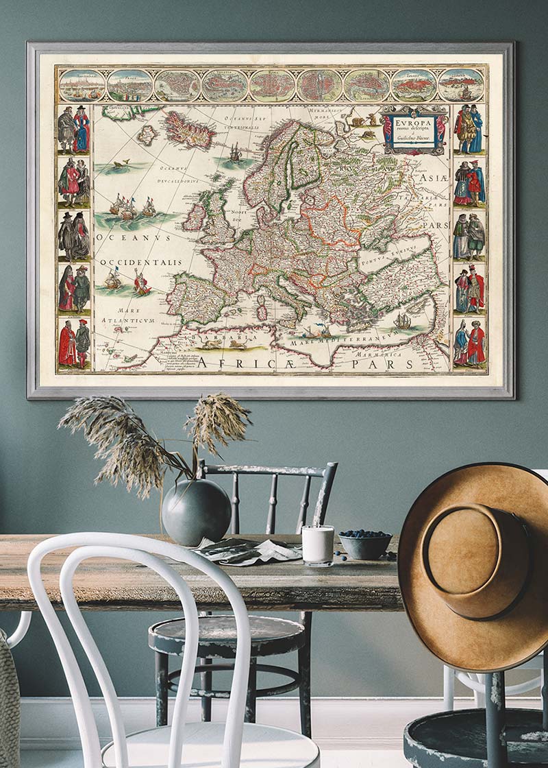 17th Centure European Map