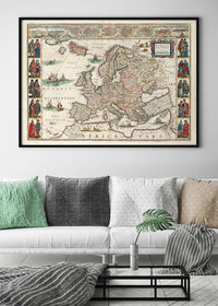 17th Centure European Map