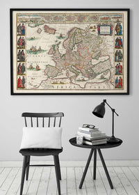 17th Centure European Map