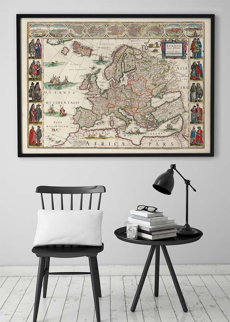 17th Centure European Map