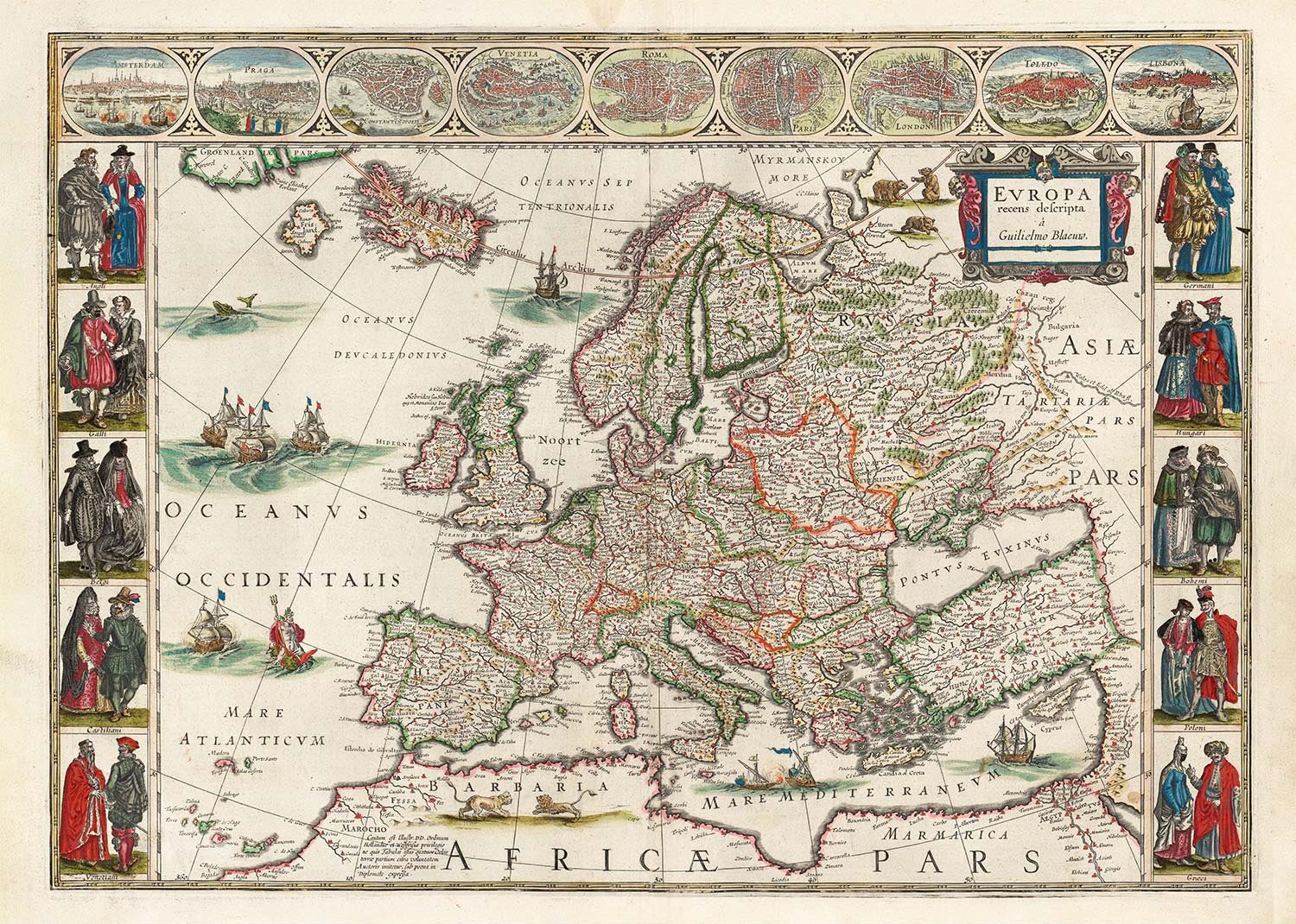 17th Centure European Map