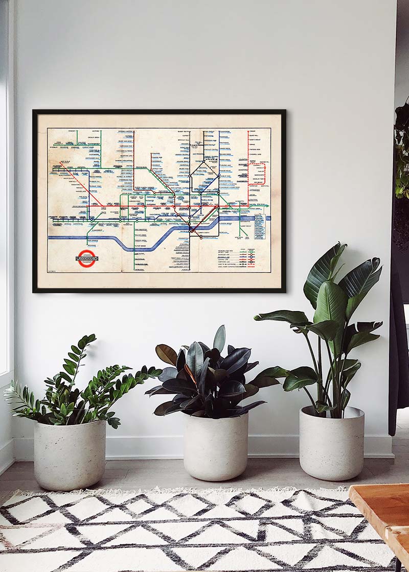1947 London Underground Map