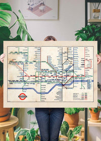 1947 London Underground Map