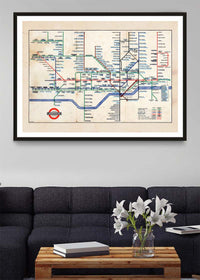 1947 London Underground Map