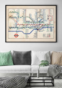 1947 London Underground Map