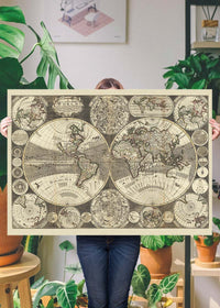New Correct Map of the World from 1702