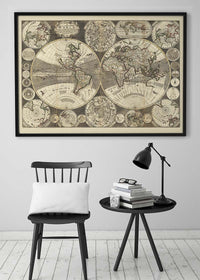 New Correct Map of the World from 1702