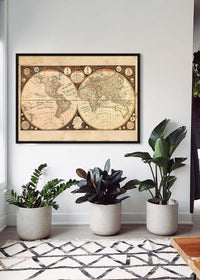Captain Cook new Discoveries World Map 1799