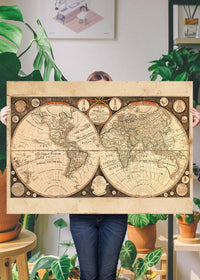 Captain Cook new Discoveries World Map 1799