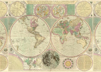 Bowles New and Accurate Map of the World by Dialing