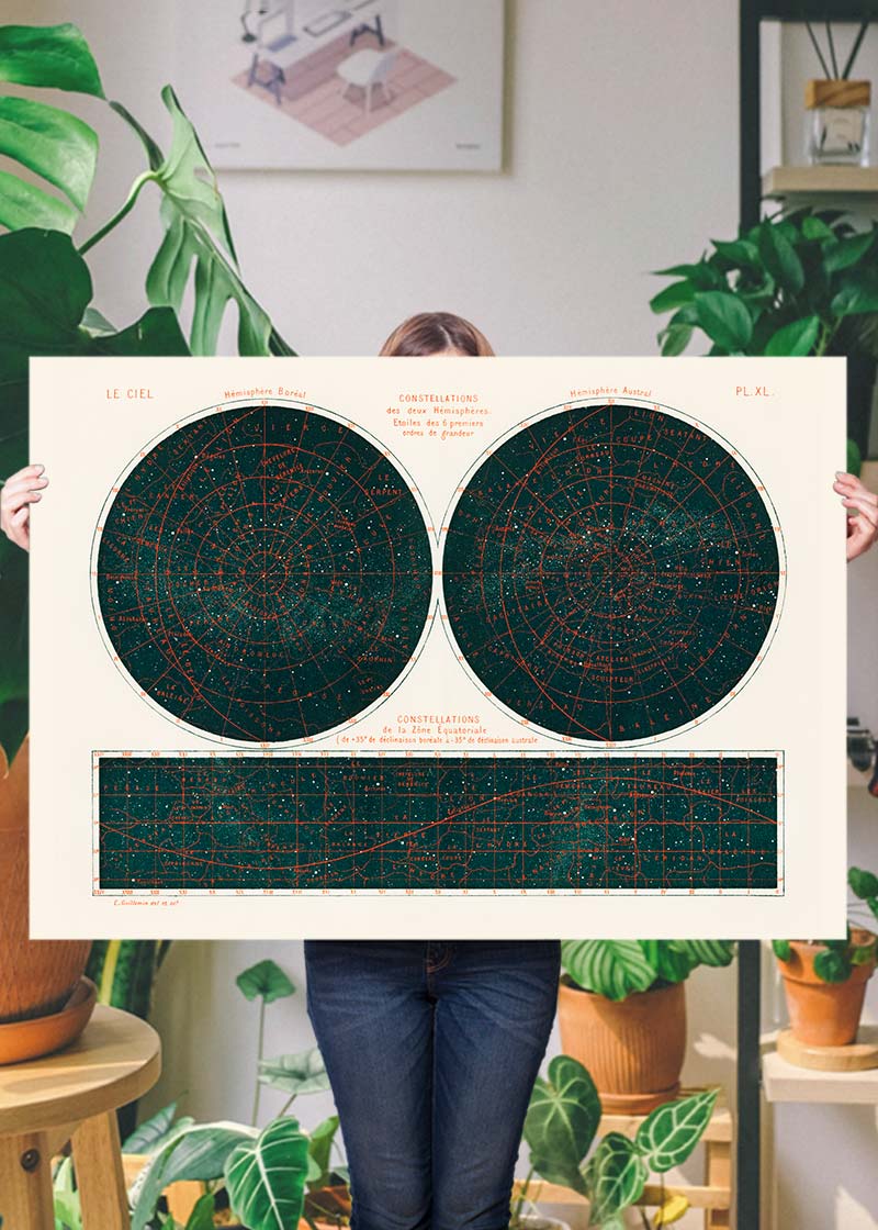Constellations of the Two Hemispheres (1877)