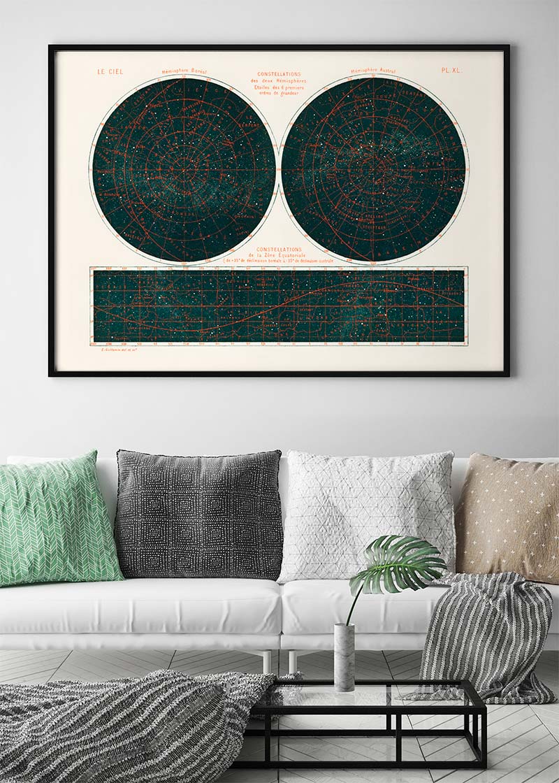 Constellations of the Two Hemispheres (1877)