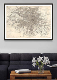 Eastern Division Of Paris 1834 By W B Clarke And James Shury
