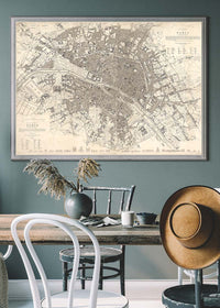 Eastern Division Of Paris 1834 By W B Clarke And James Shury