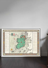 Irish Free State & Northern Ireland Map from 1929 By Macdonald Gil