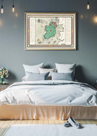 Irish Free State & Northern Ireland Map from 1929 By Macdonald Gil