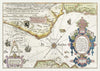 Old Map Of The Normandie Coast