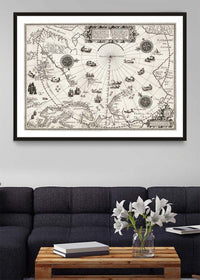 Map Of The Arctic from 1598