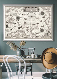 Map Of The Arctic from 1598
