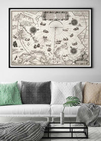 Map Of The Arctic from 1598