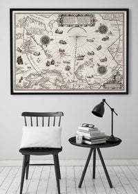 Map Of The Arctic from 1598