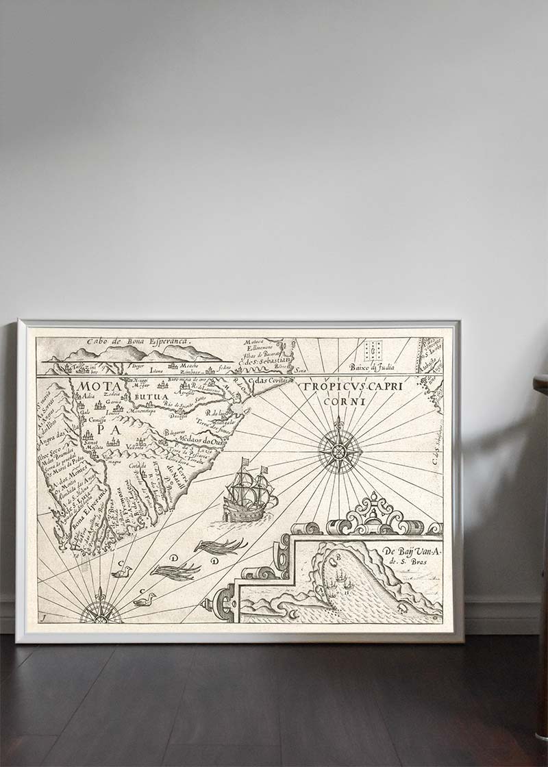 Vintage Oceanic Map
