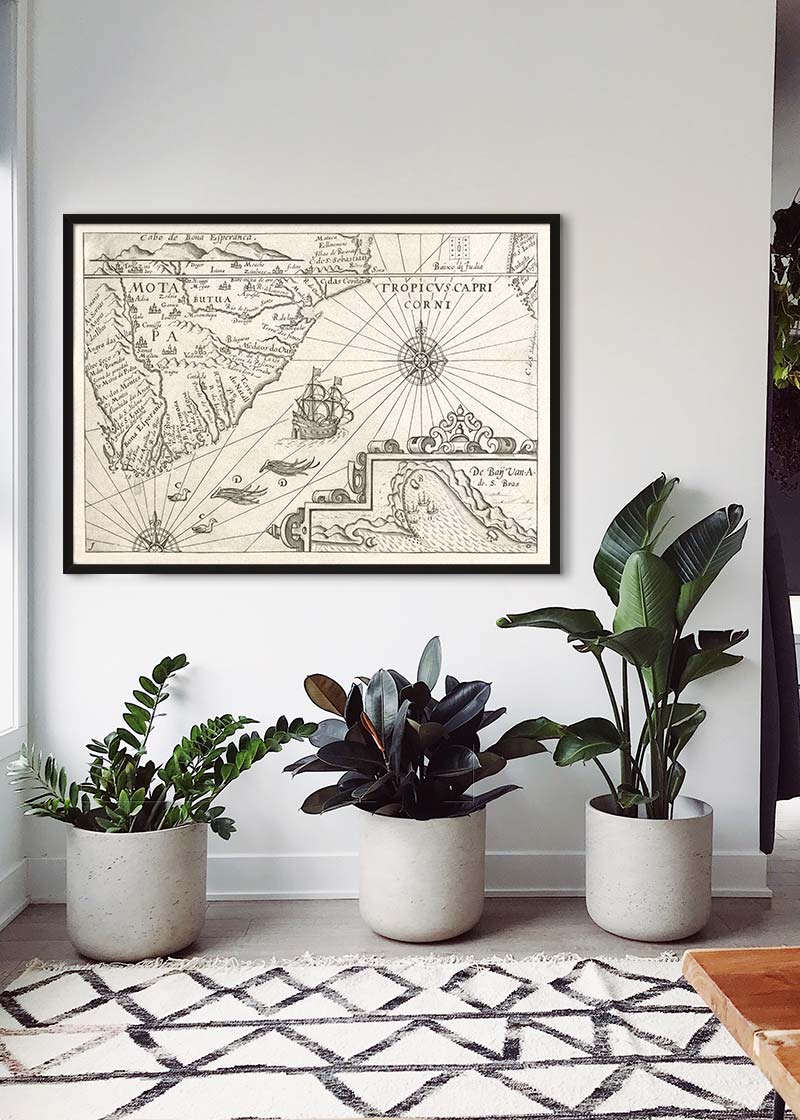 Vintage Oceanic Map